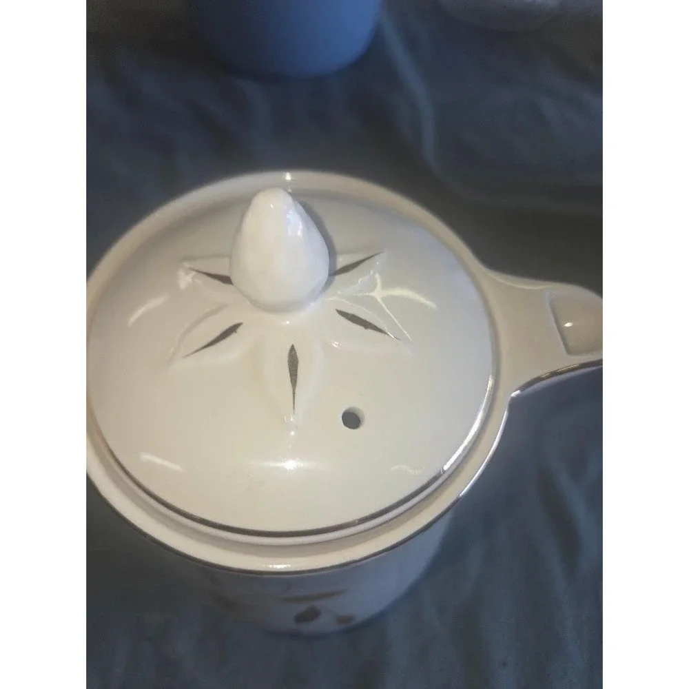 Vintage Hall Superior Quality Kitchenware Autumn Leaf Coffee Pot with Lid